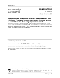 NBN EN 13286-3:2003