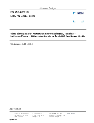 NBN EN 4504:2013