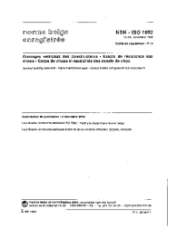 NBN ISO 7892:1992