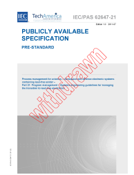 IEC PAS 62647-21:2011