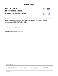 NBN EN ISO 17072-2:2022