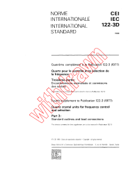 IEC 60122-3D:1977