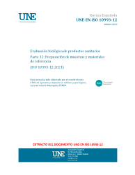 UNE-EN ISO 10993-12:2022