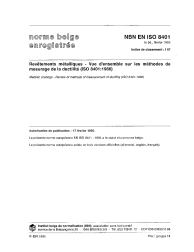 NBN EN ISO 8401:1995
