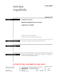 UNE 26478:1998 (R2010)
