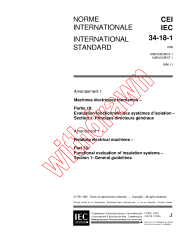 IEC 60034-18-1:1992/AMD1:1996