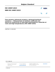 NBN ISO 24687:2023