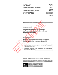 IEC 60950:1991/AMD3:1995