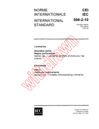 IEC 60598-2-10:1987