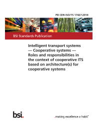 PD CEN ISO/TS 17427:2014