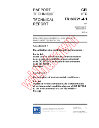IEC TR 60721-4-1:2001/AMD1:2003