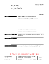 UNE-EN 12970:2001 (R2008)