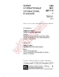 IEC 60287-1-1:1994/AMD1:1995