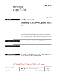 UNE 58445:2004 (R2013)