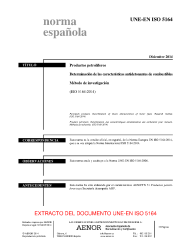 UNE-EN ISO 5164:2014