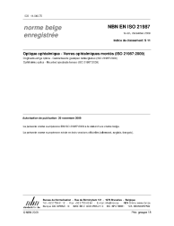 NBN EN ISO 21987:2009