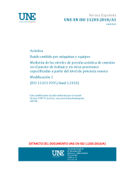 UNE-EN ISO 11203:2010/A1:2021