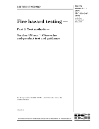 BS EN 60695-2-1/1:1997