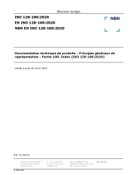 NBN EN ISO 128-100:2020