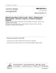 NBN EN 934-5:2008