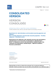 CISPR 16-1-3:2004+AMD1:2016 Consolidated