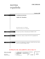 UNE 21302-101:2000 (R2015)