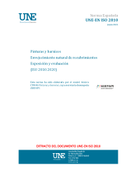 UNE-EN ISO 2810:2021