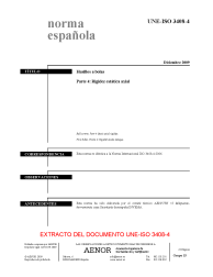 UNE-ISO 3408-4:2009 (R2021)