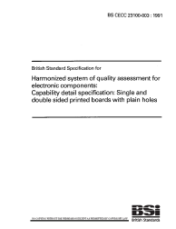 BS CECC 23100-003:1991