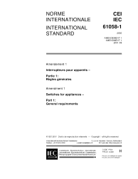 IEC 61058-1:2000/AMD1:2001