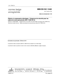 NBN EN ISO 13482:2014