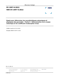 NBN EN 1097-6:2022