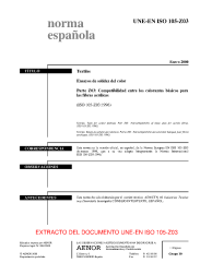 UNE-EN ISO 105-Z03:2000 (R2009)