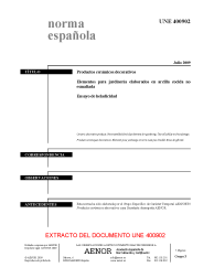 UNE 400902:2009