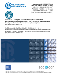 CAN/CSA-CEI/IEC 61000-4-28-01/A1:03 (R2022)