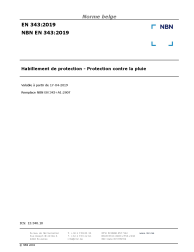 NBN EN 343:2019