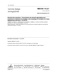 NBN EN 710+A1:2010