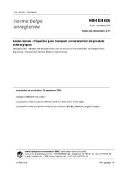 NBN EN 606:2004