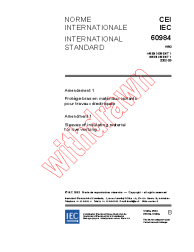 IEC 60984:1990/AMD1:2002