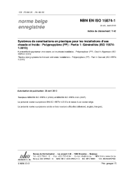 NBN EN ISO 15874-1:2013
