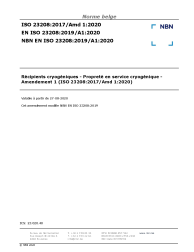 NBN EN ISO 23208:2019/A1:2020