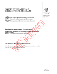 IEC 60721-3-3:1987