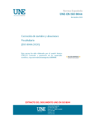 UNE-EN ISO 8044:2020