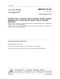 NBN EN 4701-001:2015
