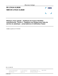 NBN EN 17414-3:2020
