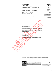 IEC 60551:1987/AMD1:1995