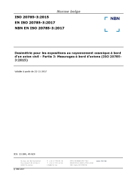NBN EN ISO 20785-3:2017