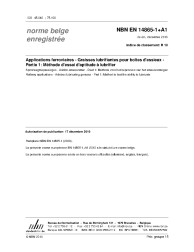 NBN EN 14865-1+A1:2010