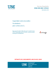 UNE-EN ISO 13943:2018