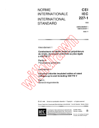IEC 60227-1:1993/AMD1:1995